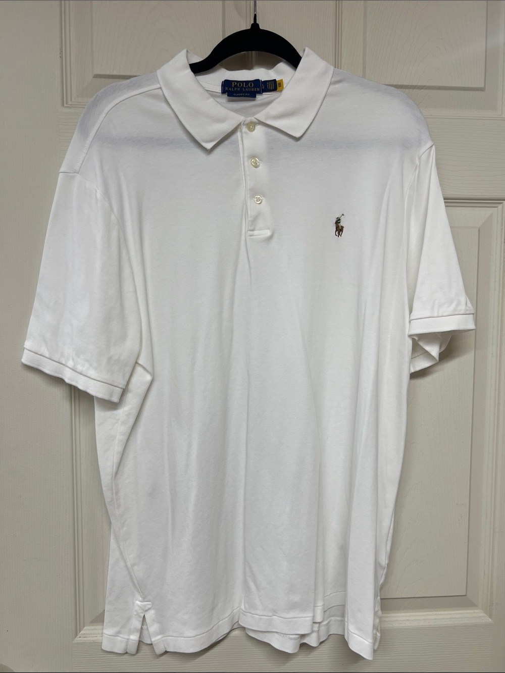 Polo by Ralph Lauren White Men’s Classic Pony Embroidered Polo